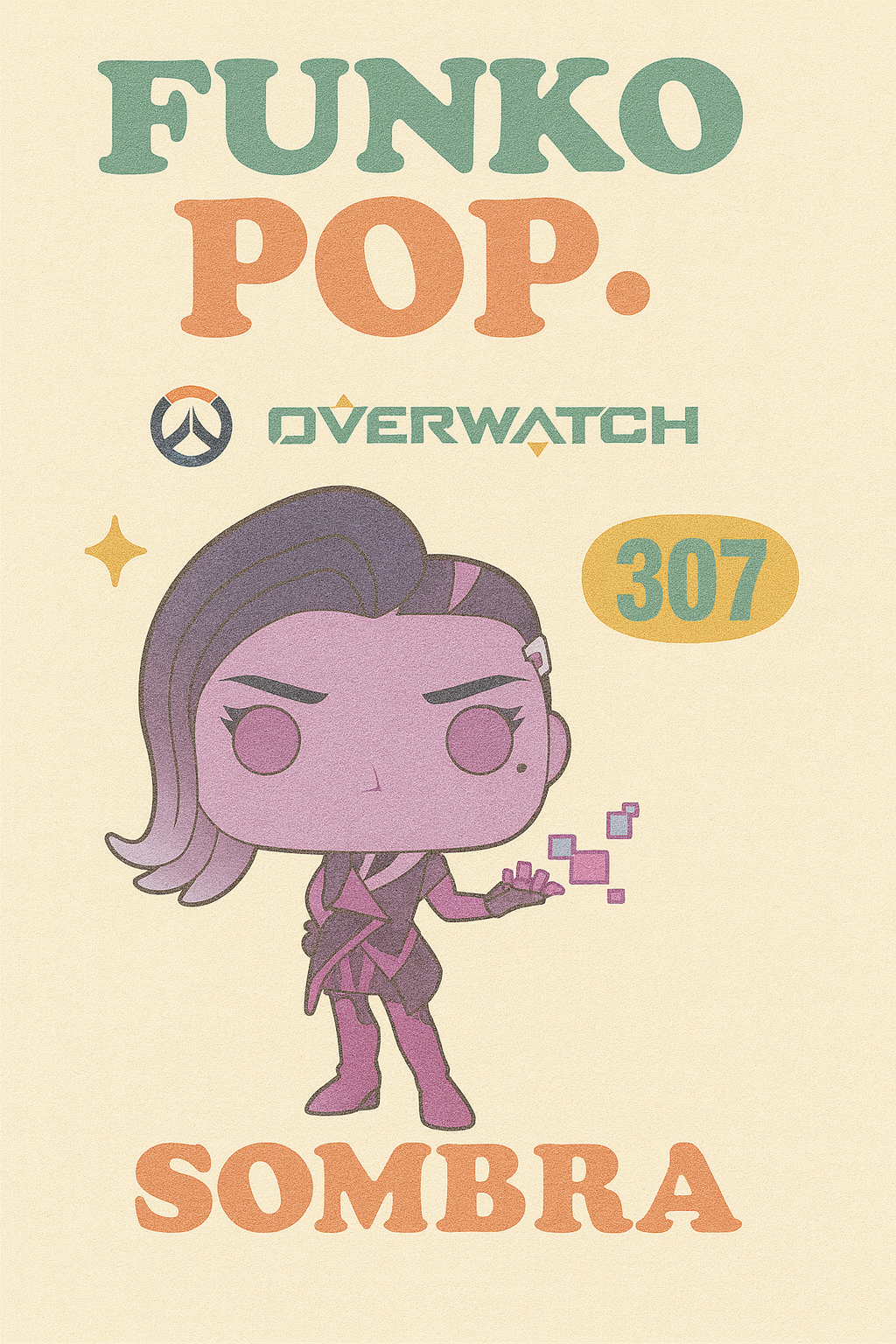Sombra #307 β Hot Topic Exclusive Funko Pop from Overwatch