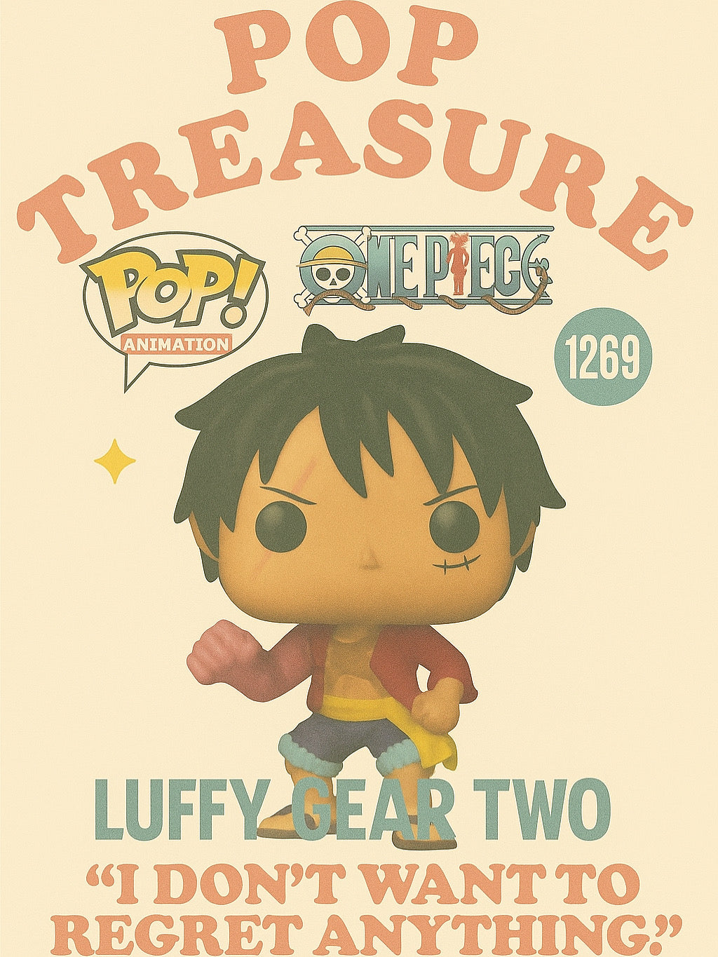 Luffy Gear Two #1269 ā Funko Exclusive from One Piece