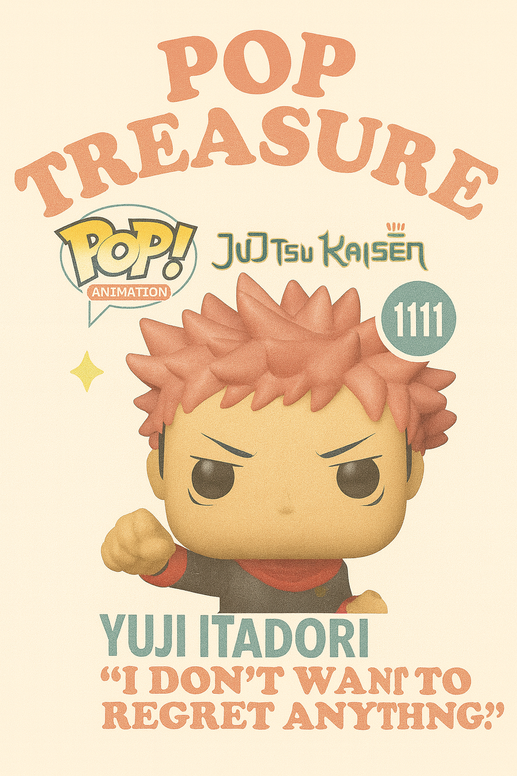 Yuji Itadori #1111 from Jujutsu Kaisen