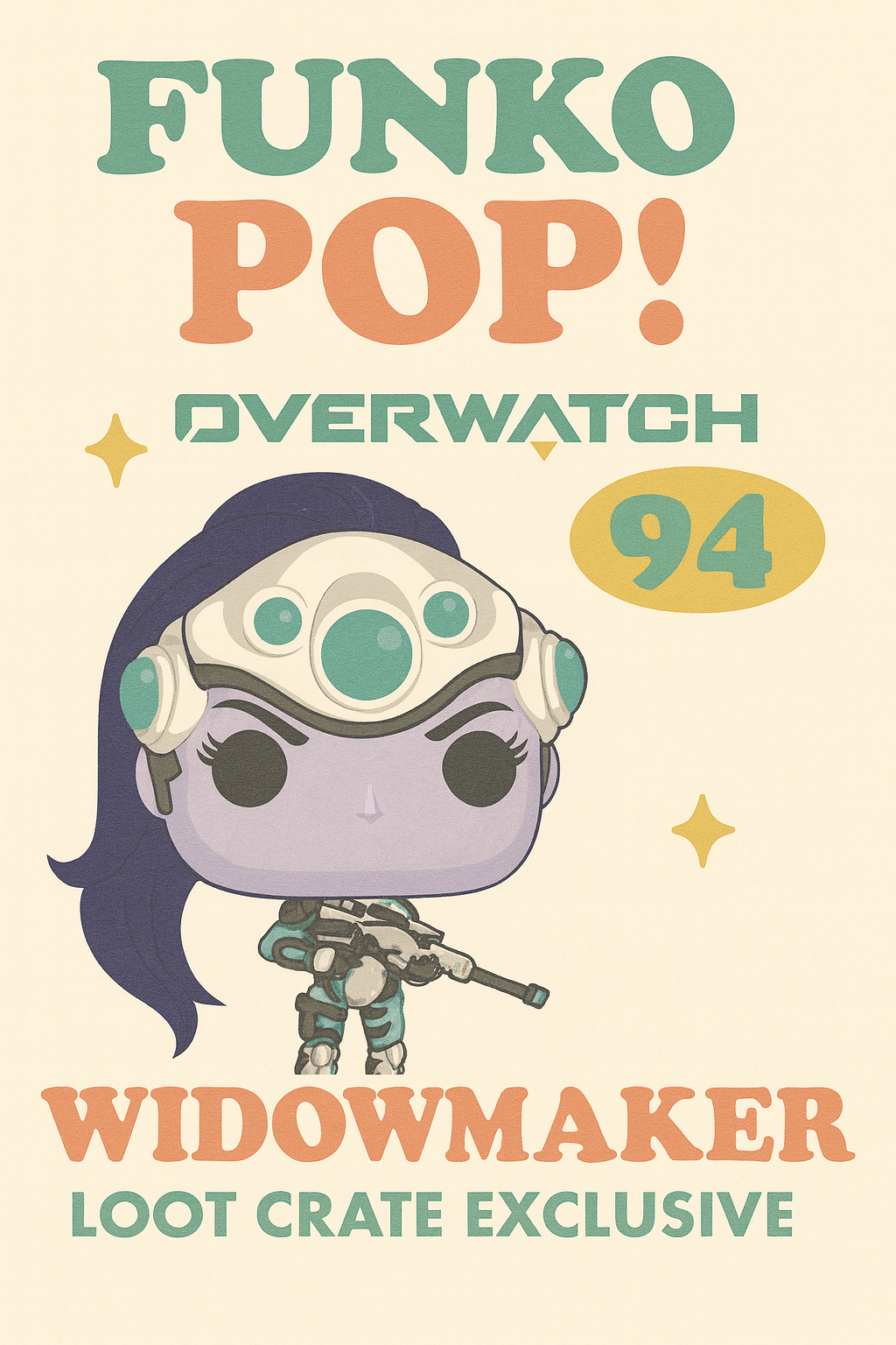 Lootcrate Exclusive Widowmaker Funko Pop #94