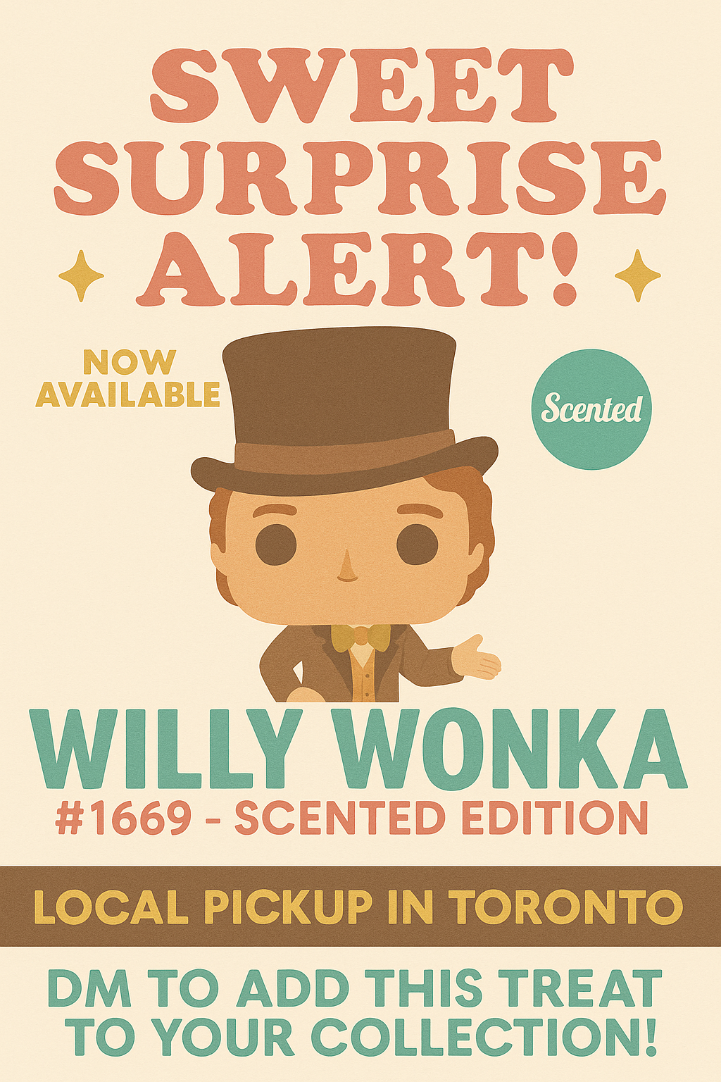 Willy Wonka #1669 Scented Funko Pop