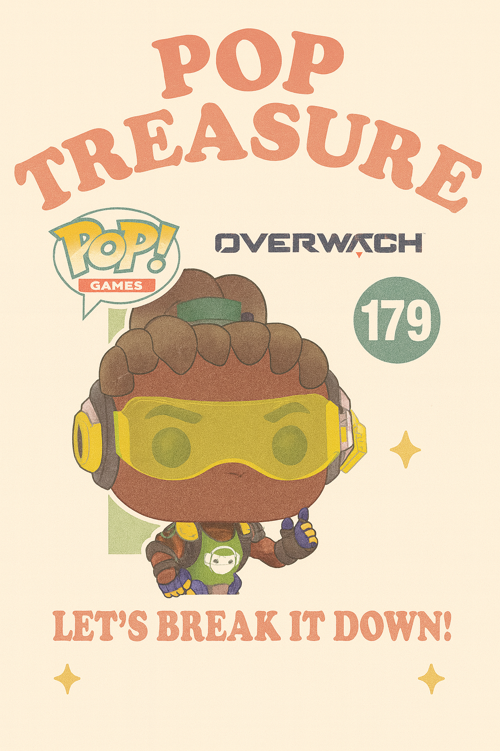 Pop Treasure-style promo poster for Lucio #179