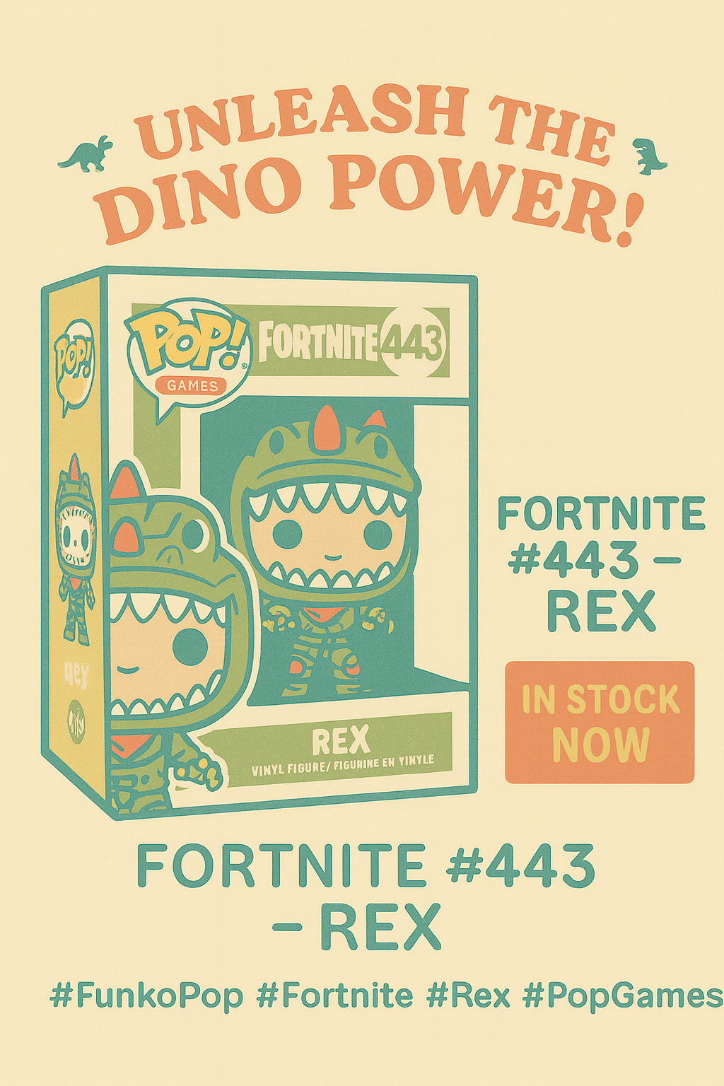 Rex #443 Fortnite Funko Pop
